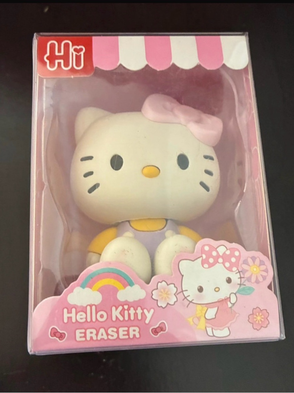 Hello Kitty White and Pink Vinyl Figure Eraser by Hello Kitty